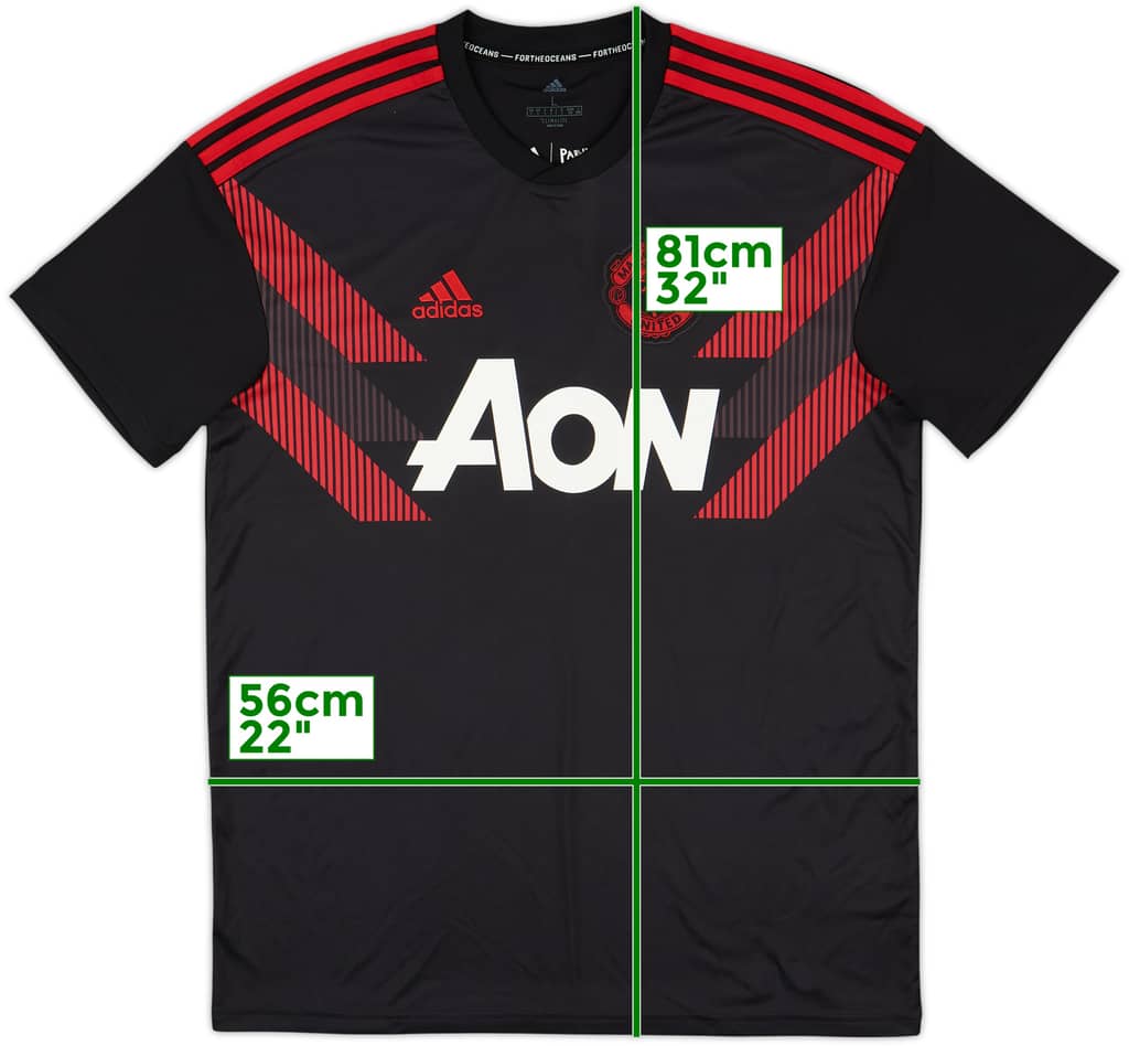2018-19 Manchester United adidas Training Shirt - 9/10 - (L)