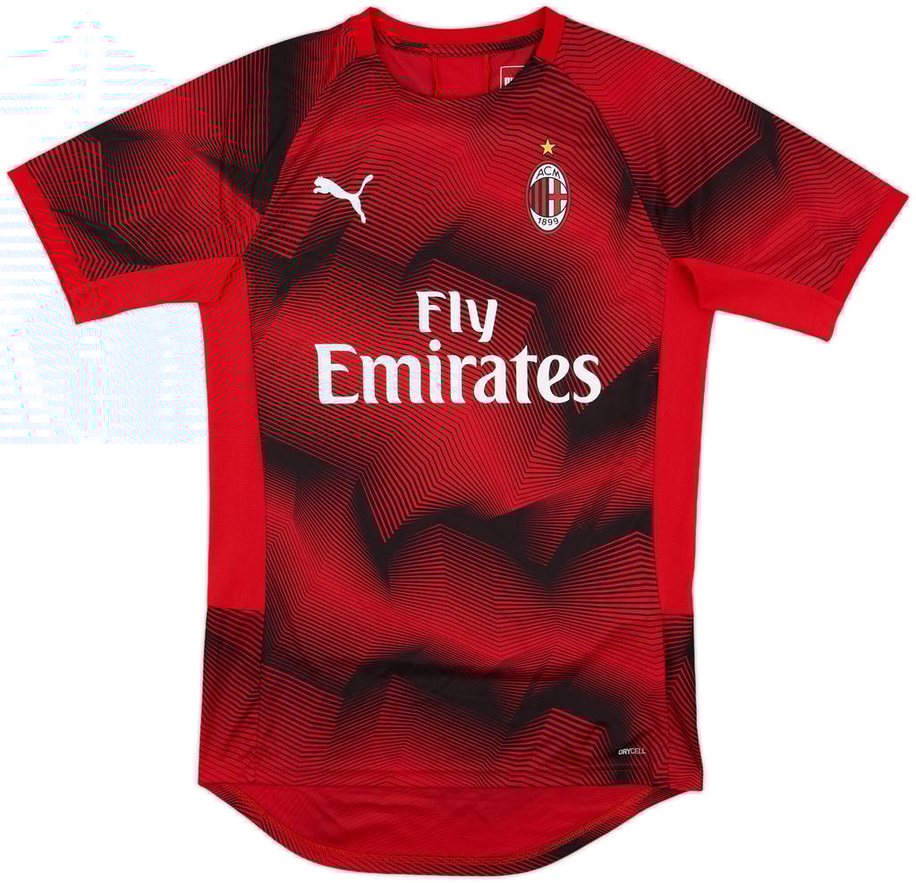 2018-19 AC Milan Puma Training Shirt - 9/10 - (M)