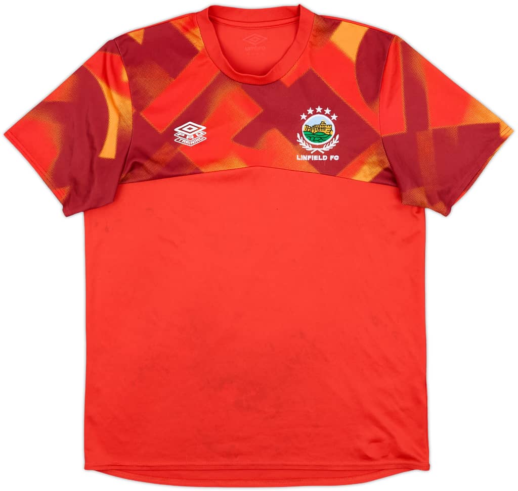 2021-22 Linfield Umbro Training Shirt - 5/10 - (L)