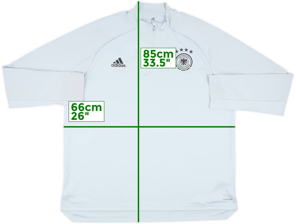 2019-20 Germany adidas 1/4 Zip Drill Top - 9/10 - (XXL)