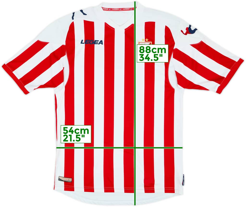 2012-13 Red Star Belgrade Home Shirt - 8/10 - (L)