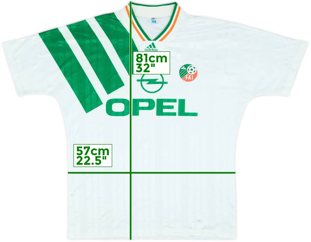 1992-94 Ireland Away Shirt - 9/10 - (XL)