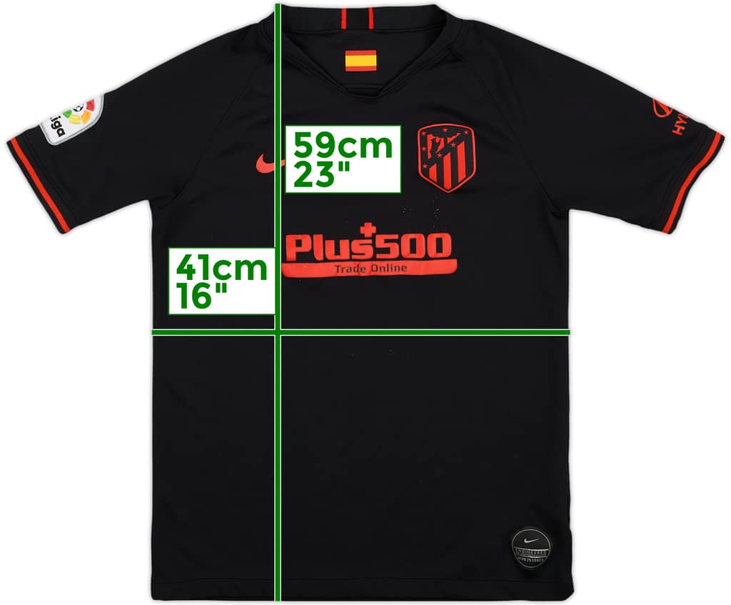 2019-20 Atletico Madrid Away Shirt - 7/10 - (L.Boys)