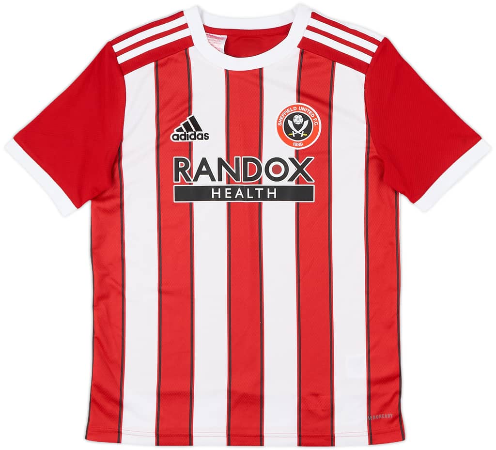 2021-22 Sheffield United Home Shirt - 8/10 - (L.Boys)