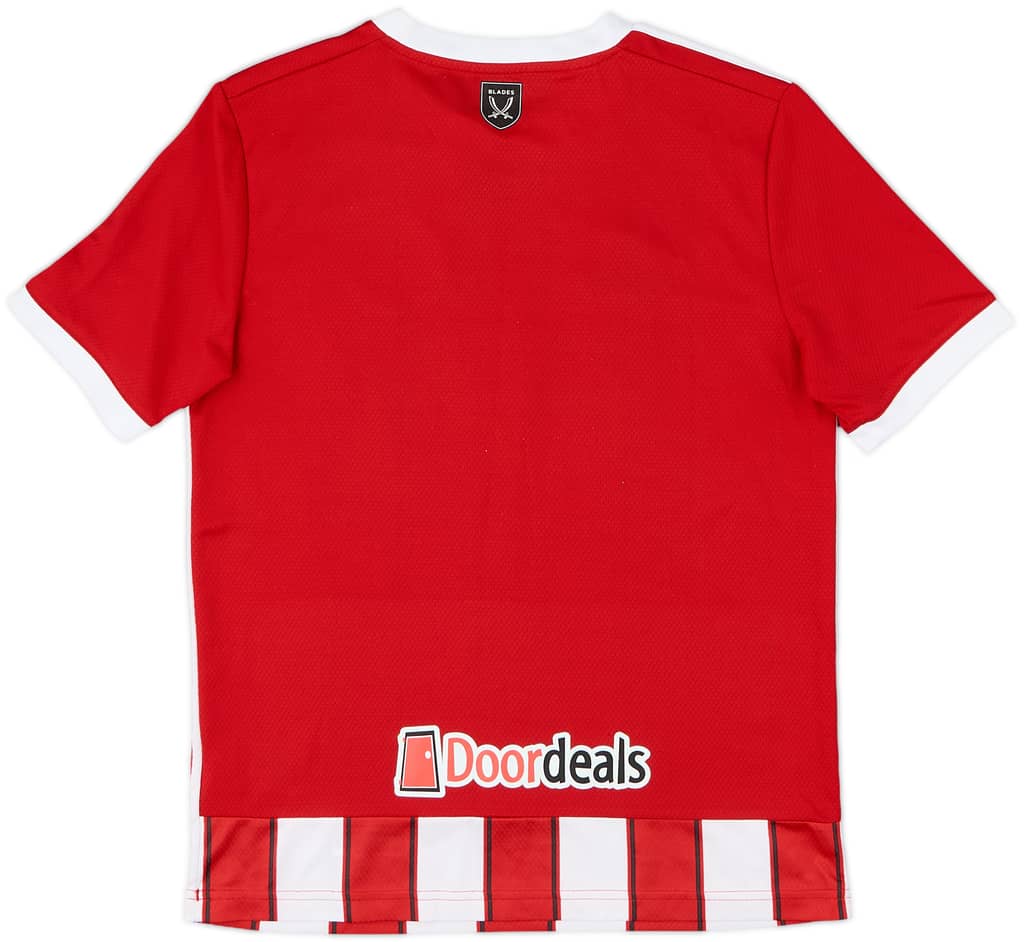 2021-22 Sheffield United Home Shirt - 8/10 - (L.Boys)