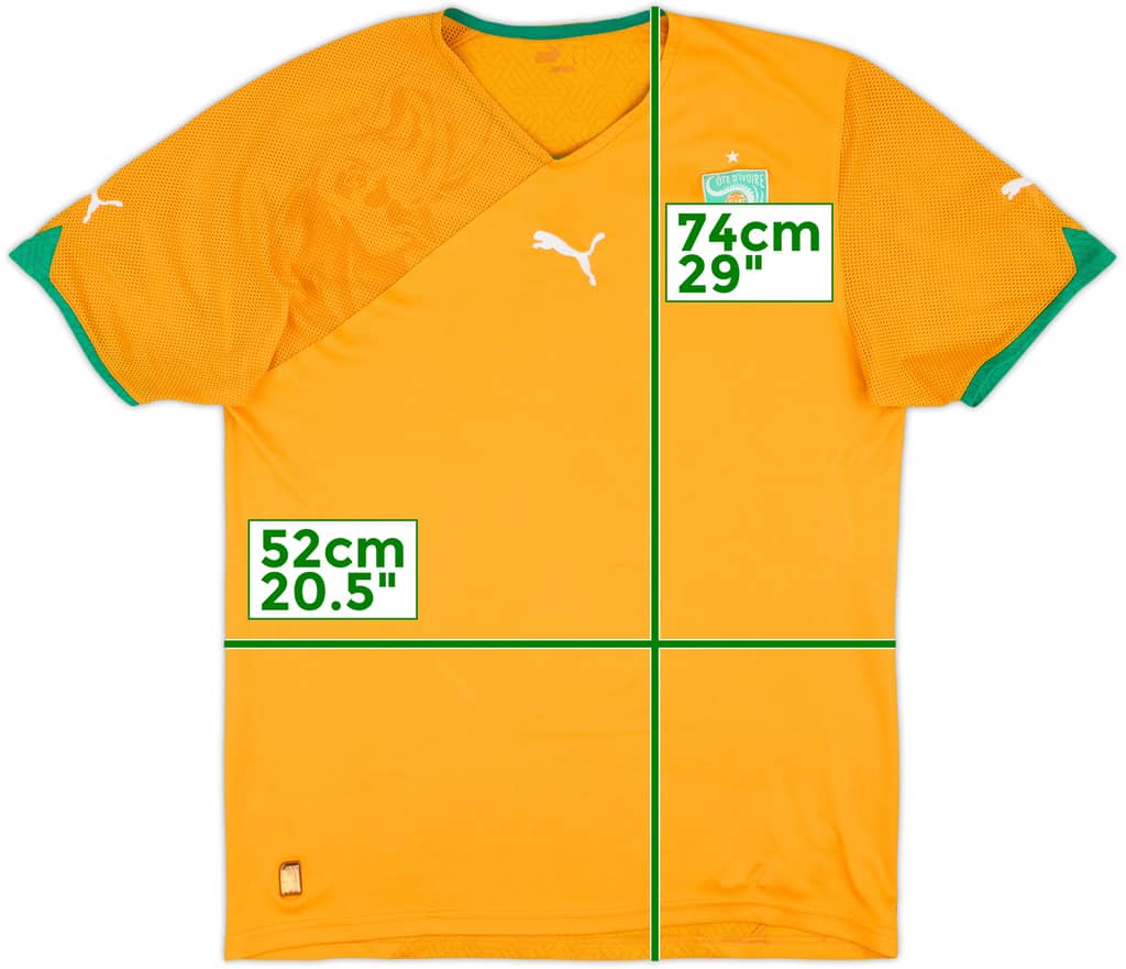 2010-11 Ivory Coast Home Shirt - 8/10 - (L)