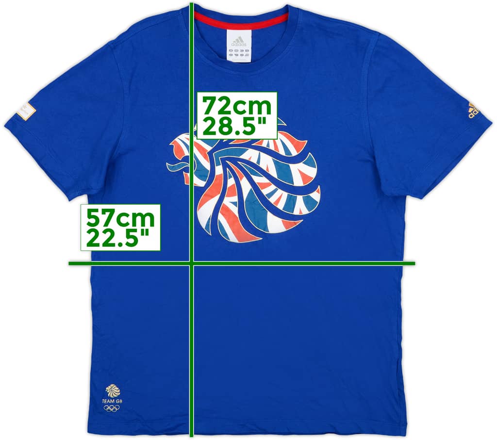 2011 Team GB adidas Cotton Tee - 8/10 - (M)