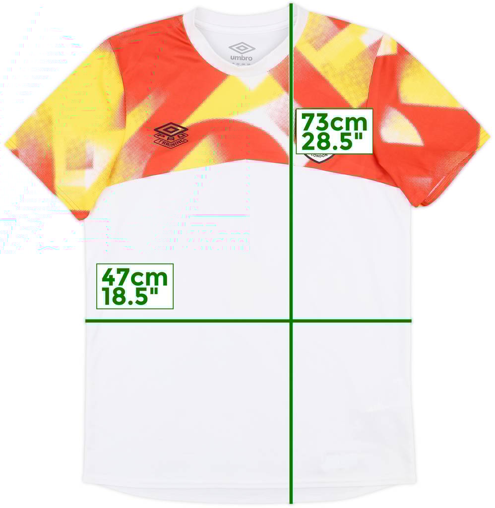 2022-23 West Ham Umbro Training Shirt - 8/10 - (S)