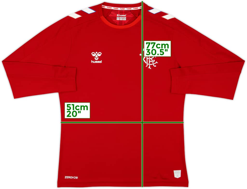 2019-20 Rangers Third L/S Shirt - 10/10 - (L)