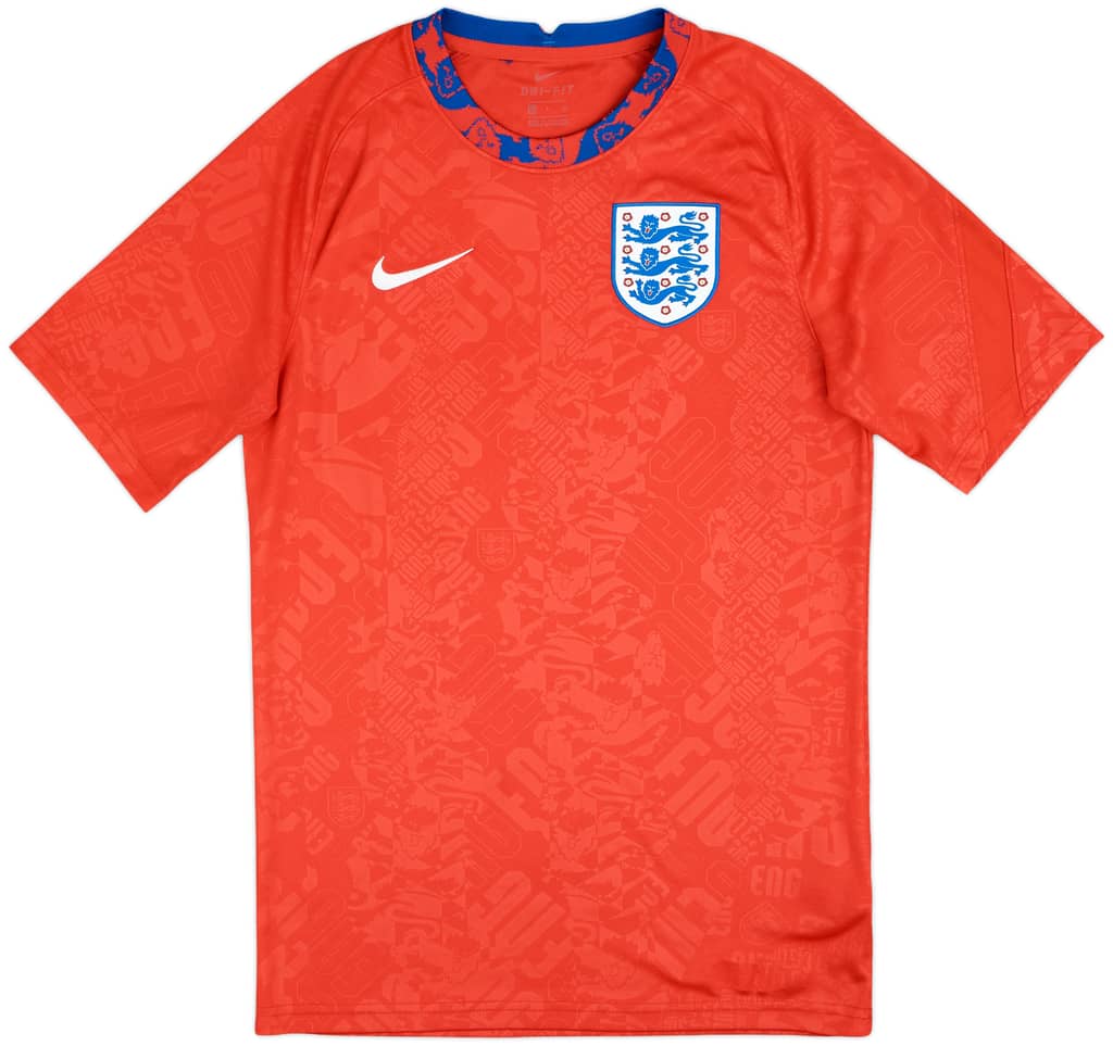 2020-21 England Nike Training Shirt - 9/10 - (S)