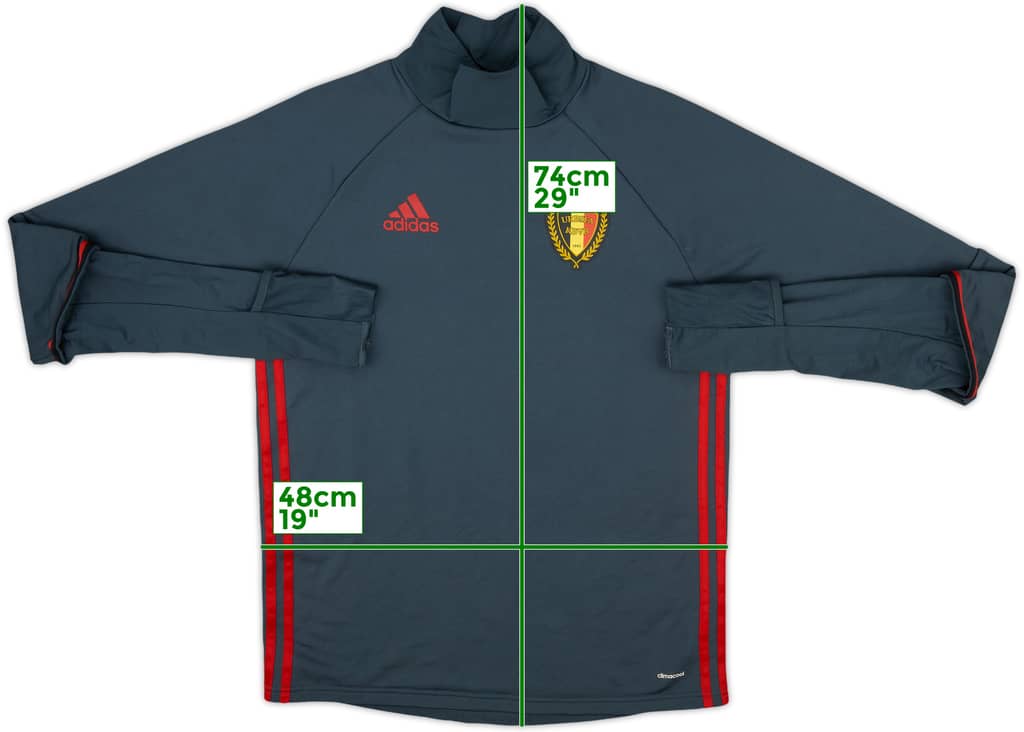2015-16 Belgium adidas Drill Top - 9/10 - (M)