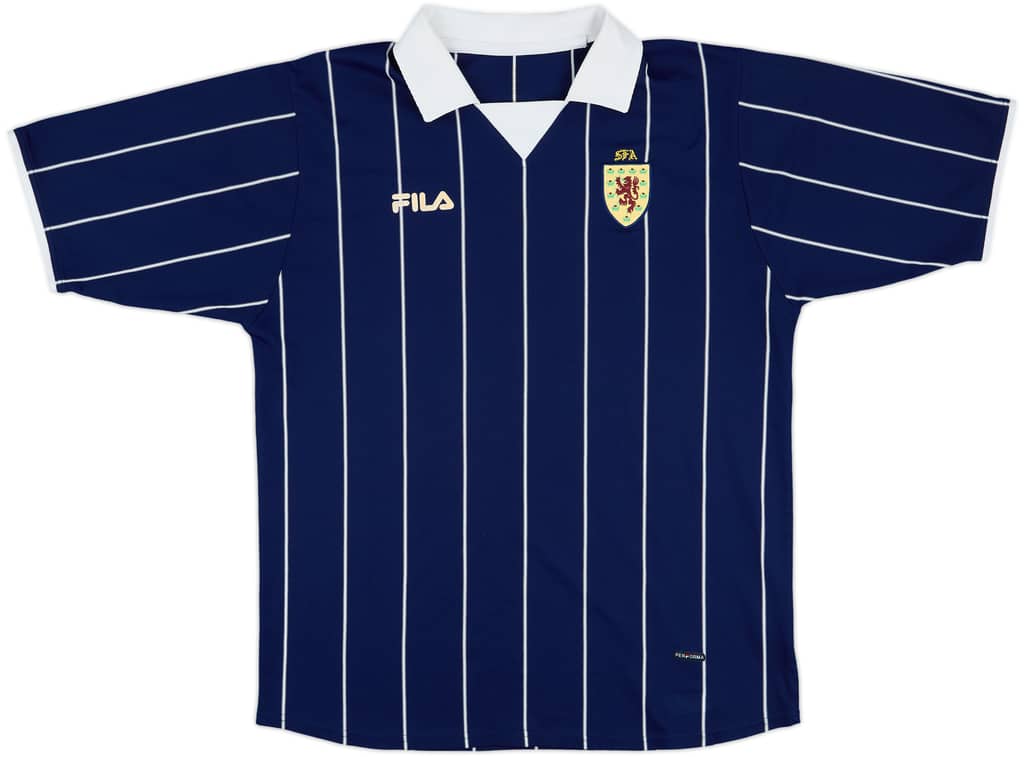 2002-03 Scotland Home Shirt - 8/10 - (XL)