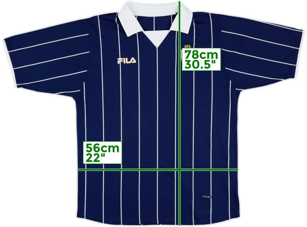 2002-03 Scotland Home Shirt - 8/10 - (XL)