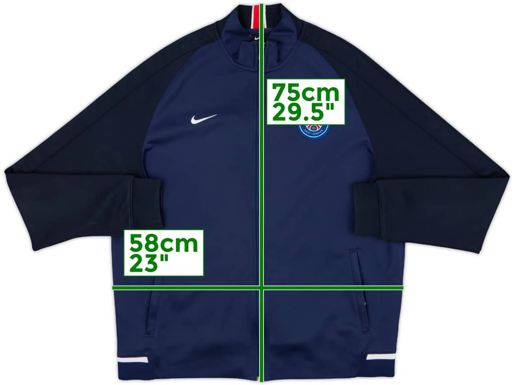 2016-17 Paris Saint-Germain Nike Track Jacket - 9/10 - (XL)