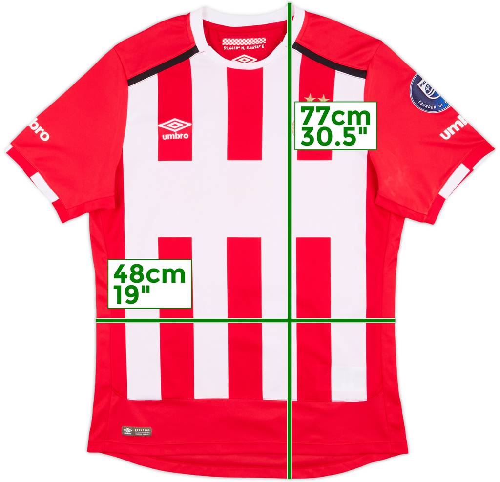 2016-17 PSV Home Shirt - 9/10 - (M)