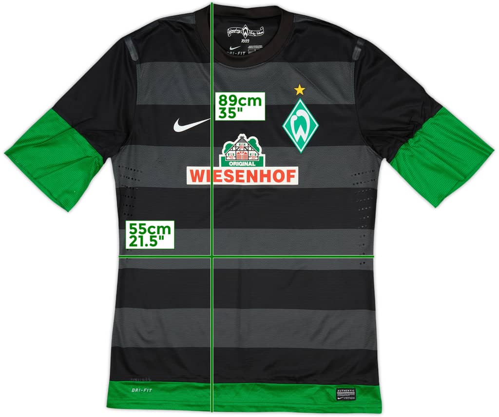 2012-13 Werder Bremen Player Issue Away Shirt - 3/10 - (L)