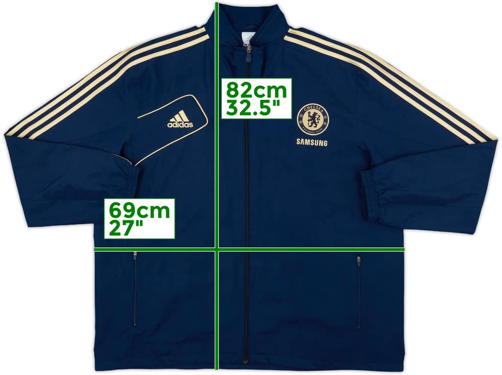 2012-13 Chelsea adidas Track Jacket - 9/10 - (3XL)