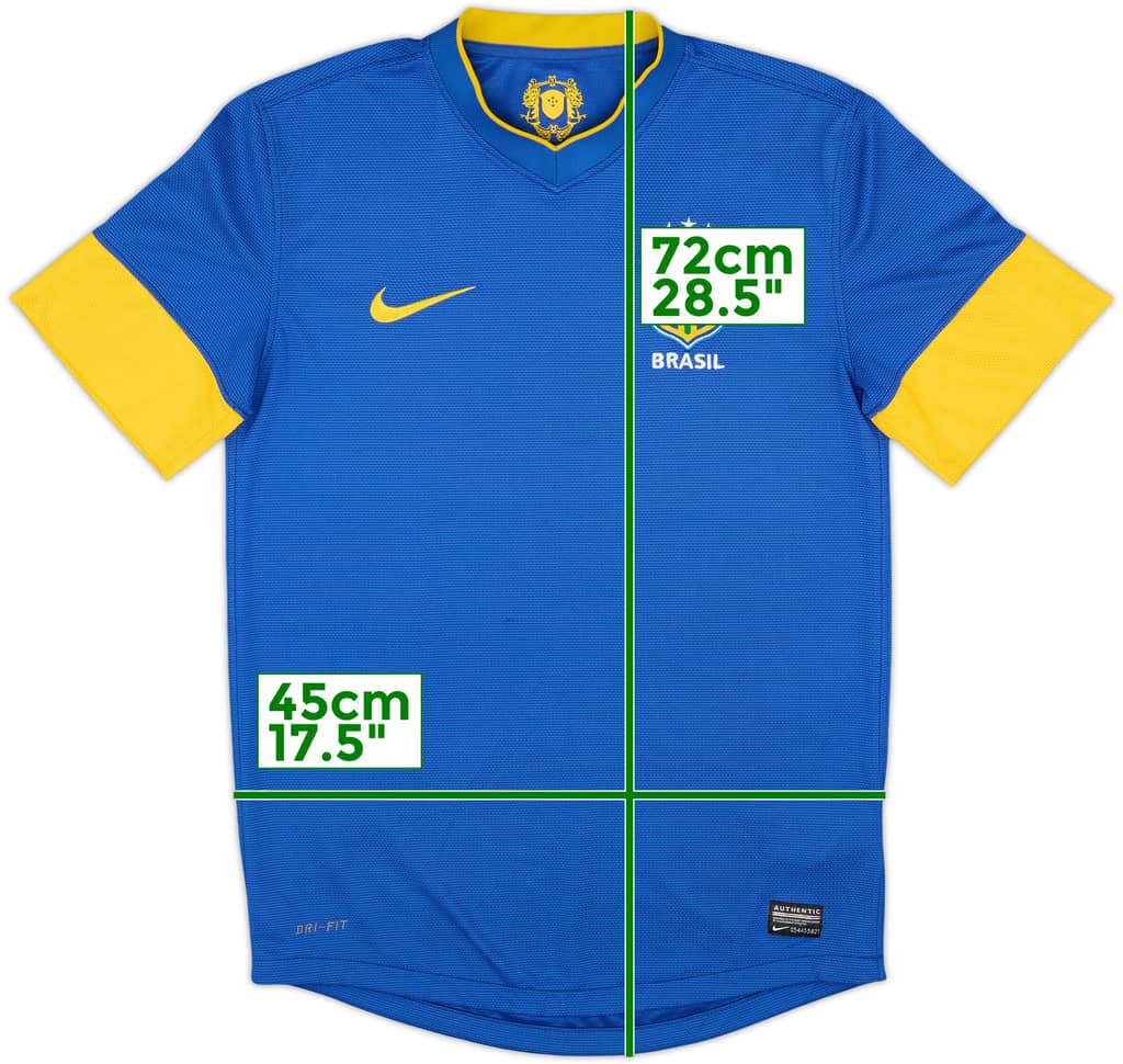 2012-13 Brazil Away Shirt - 9/10 - (S)