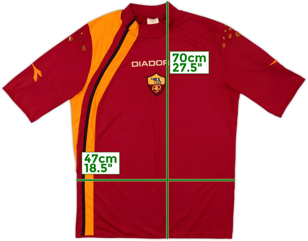 2004-05 Roma Home Shirt - 5/10 - (M)