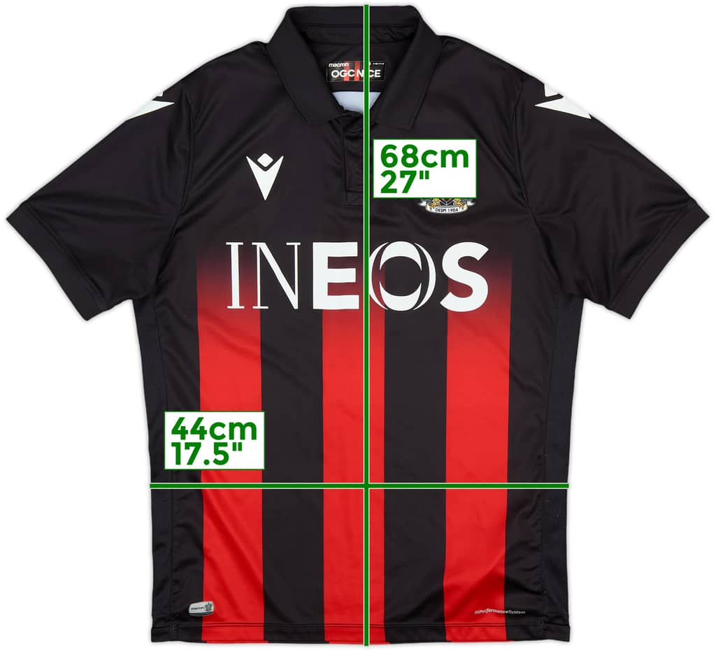 2020-21 Nice Home Shirt - 9/10 - (S)