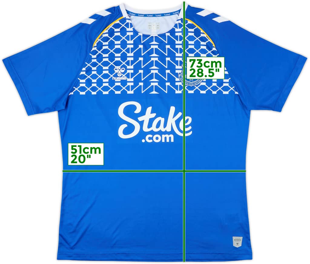 2023-24 Everton Hummel Pre-Match Training Shirt - 10/10 - (XXL)