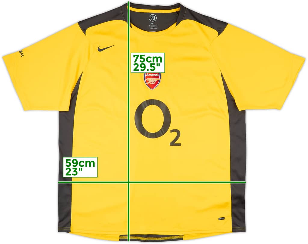 2005-06 Arsenal Nike Training Shirt - 8/10 - (XXL)