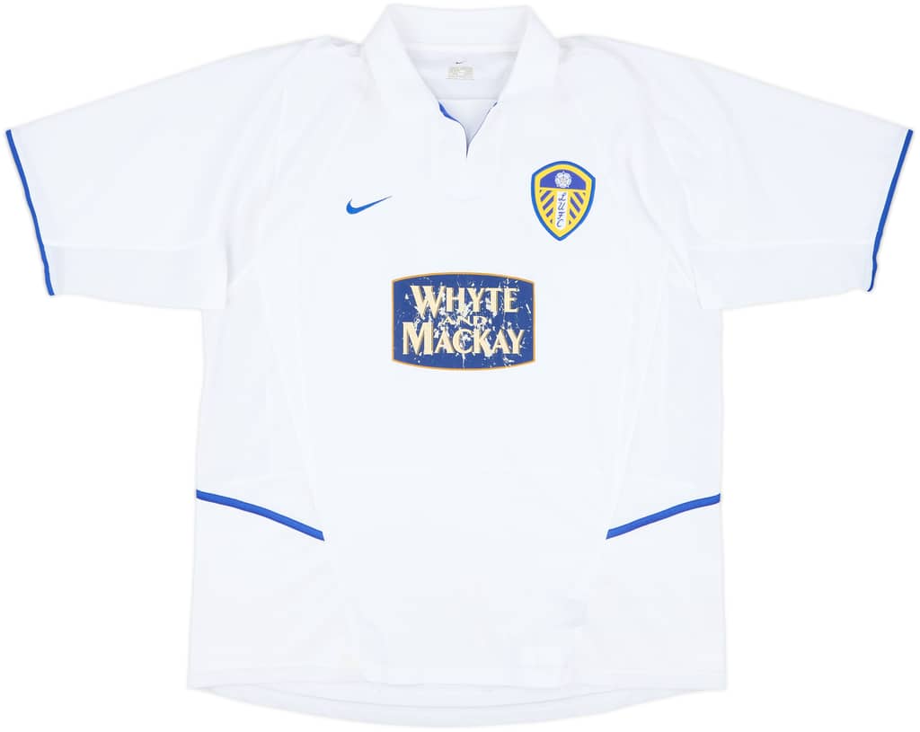2003-04 Leeds United Home Shirt - 5/10 - (XL)