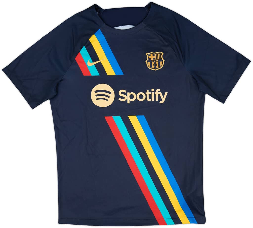 2022-23 Barcelona Nike Pre-Match Training Shirt - 10/10 - (M)