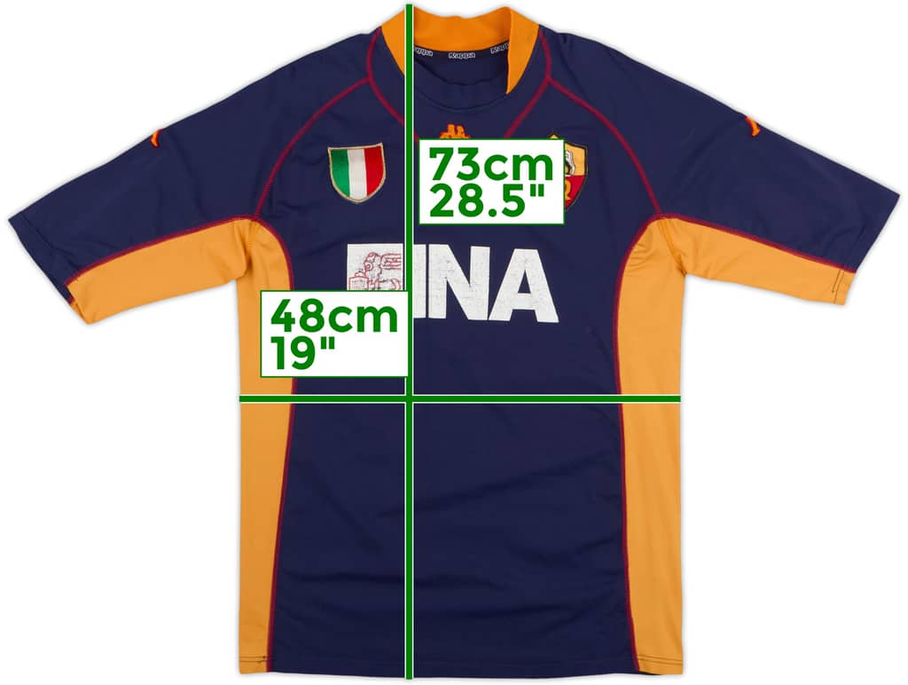 2001-02 Roma Third Shirt - 6/10 - (XL)