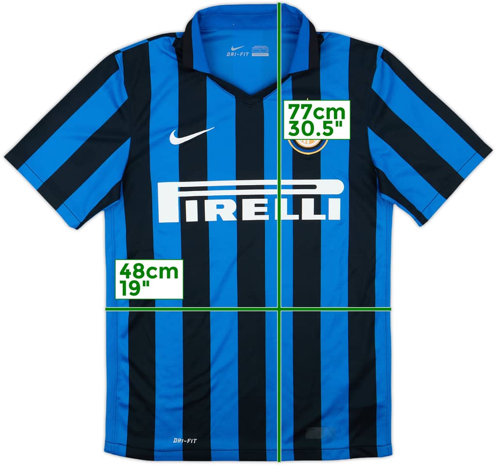 2015-16 Inter Milan Home Shirt - 8/10 - (S)