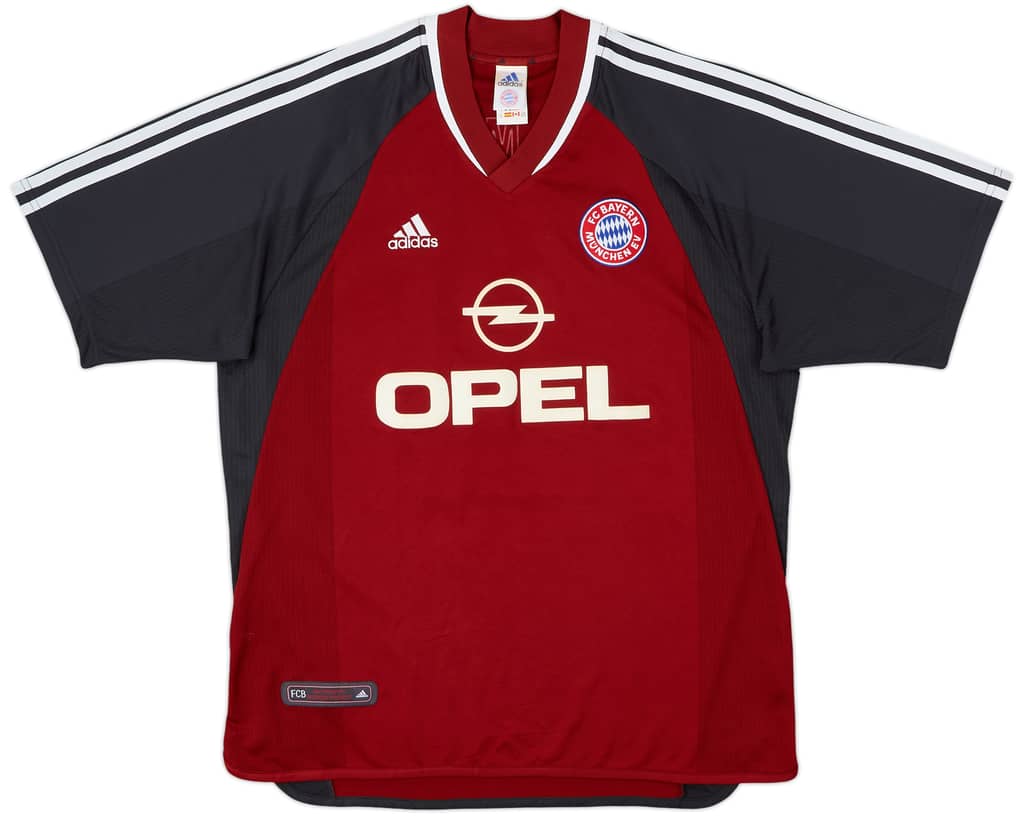 2001-02 Bayern Munich Home Shirt Elber #9 - 8/10 - (XL)