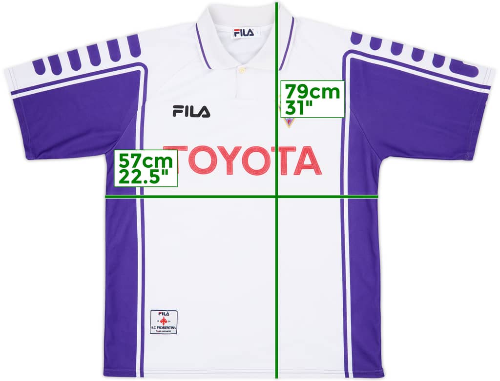 1999-00 Fiorentina Away Shirt - 8/10 - (L)