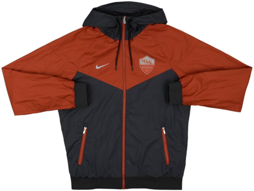 2018-19 Roma Nike Hooded Rain Jacket - 8/10 - (S)