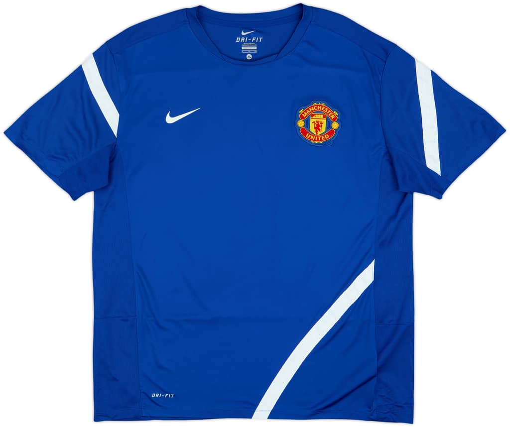 2011-12 Manchester United Nike Training Shirt - 8/10 - (XL)