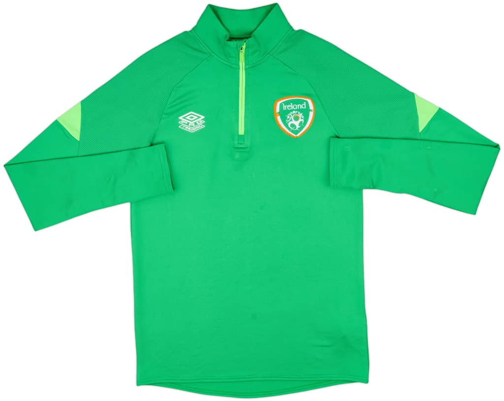 2022 Ireland Umbro 1/4 Zip Drill Top - 8/10 - (S)