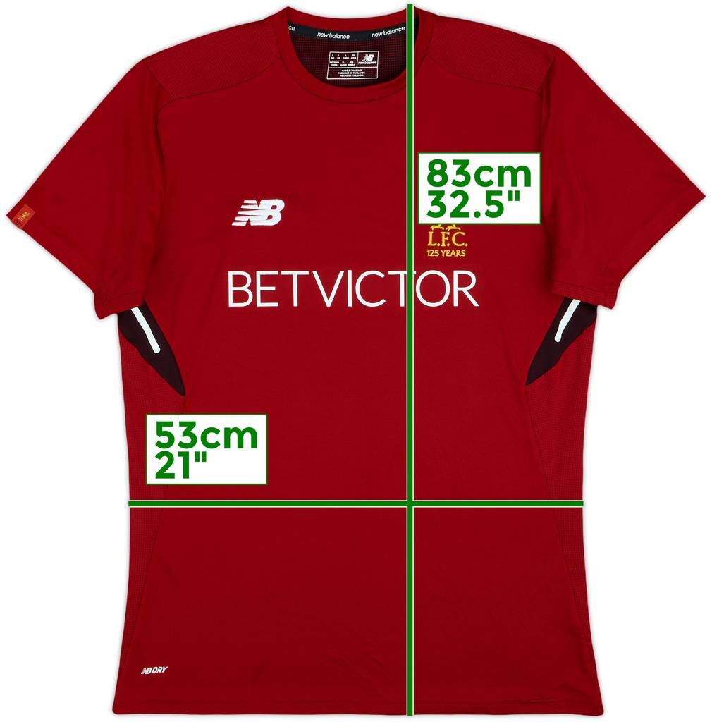 2017-18 Liverpool New Balance Training Shirt - 9/10 - (L)