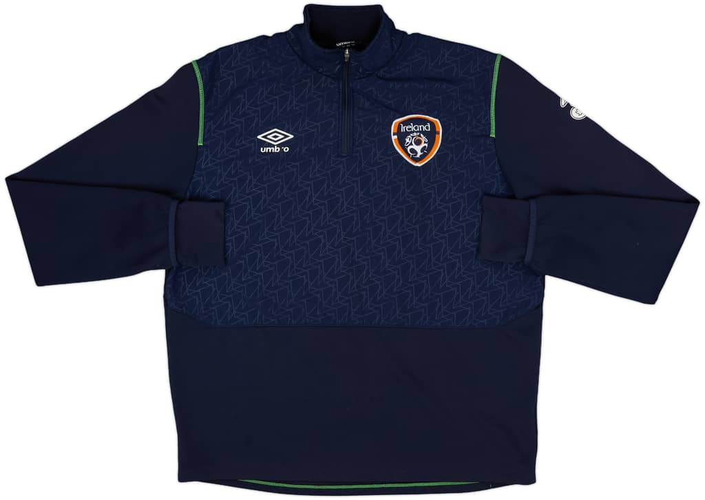 2020-21 Ireland Umbro 1/4 Zip Drill Top - 5/10 - (L.Boys)