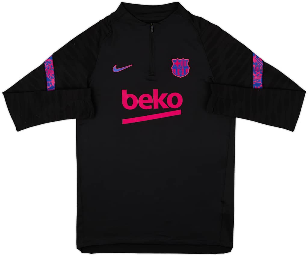 2021-22 Barcelona Nike 1/4 Zip Drill Top - 7/10 - (M)