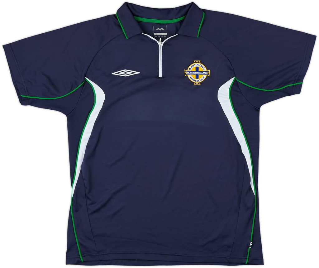 2007-08 Northern Ireland Umbro 1/4 Zip Training Shirt - 9/10 - (L)