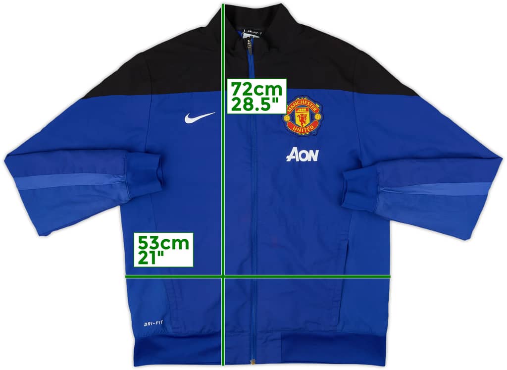 2013-14 Manchester United Nike Track Jacket - 6/10 - (M)