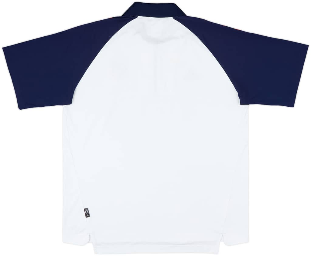 2002-04 Spain adidas 1/4 Zip Polo Shirt - 6/10 - (L/XL)