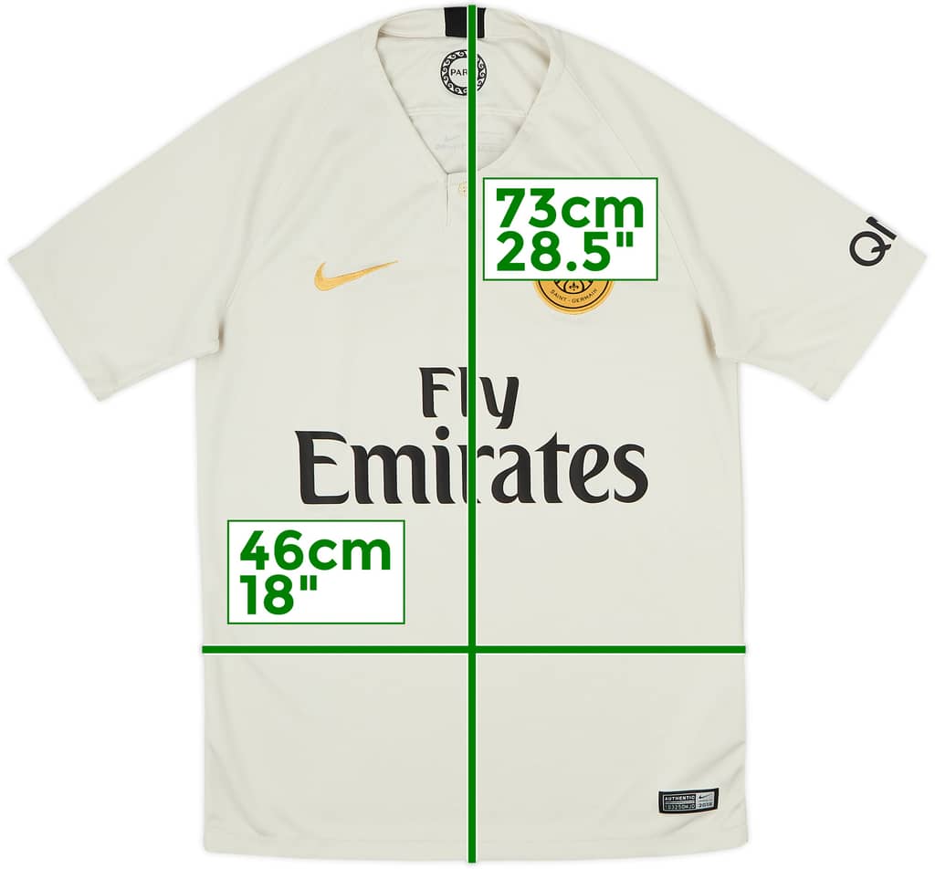 2018-19 Paris Saint-Germain Away Shirt - 10/10 - (S)