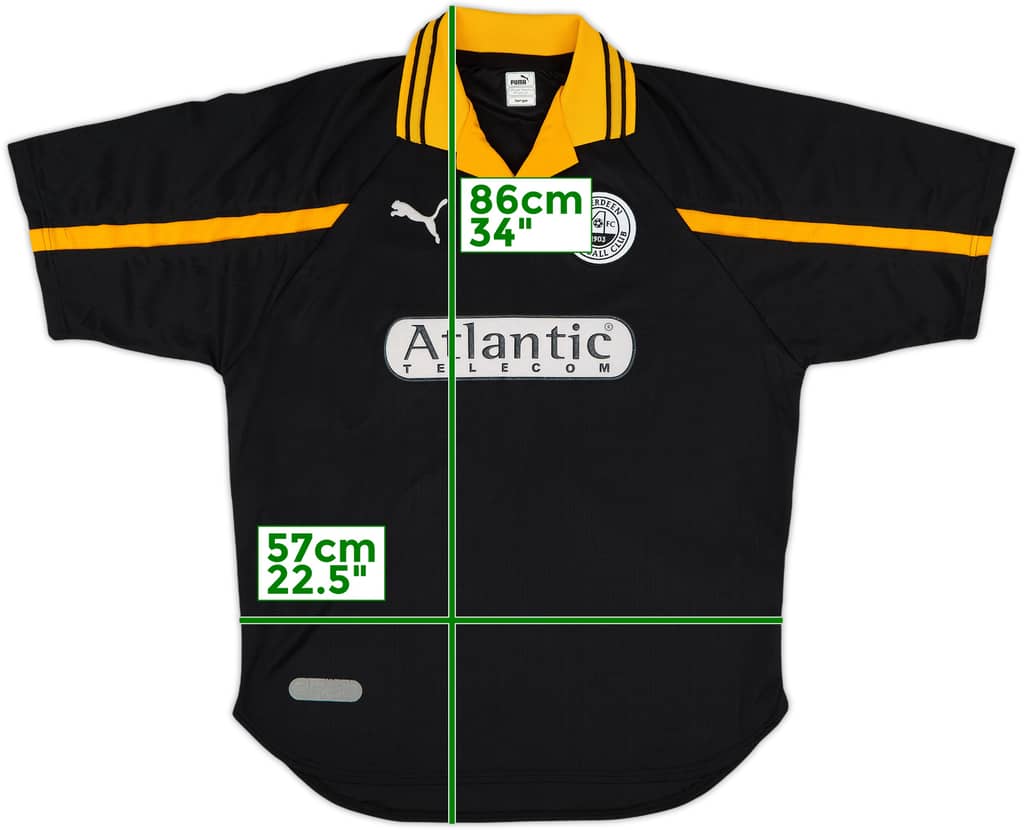 1998-01 Aberdeen Away Shirt - 9/10 - (L)