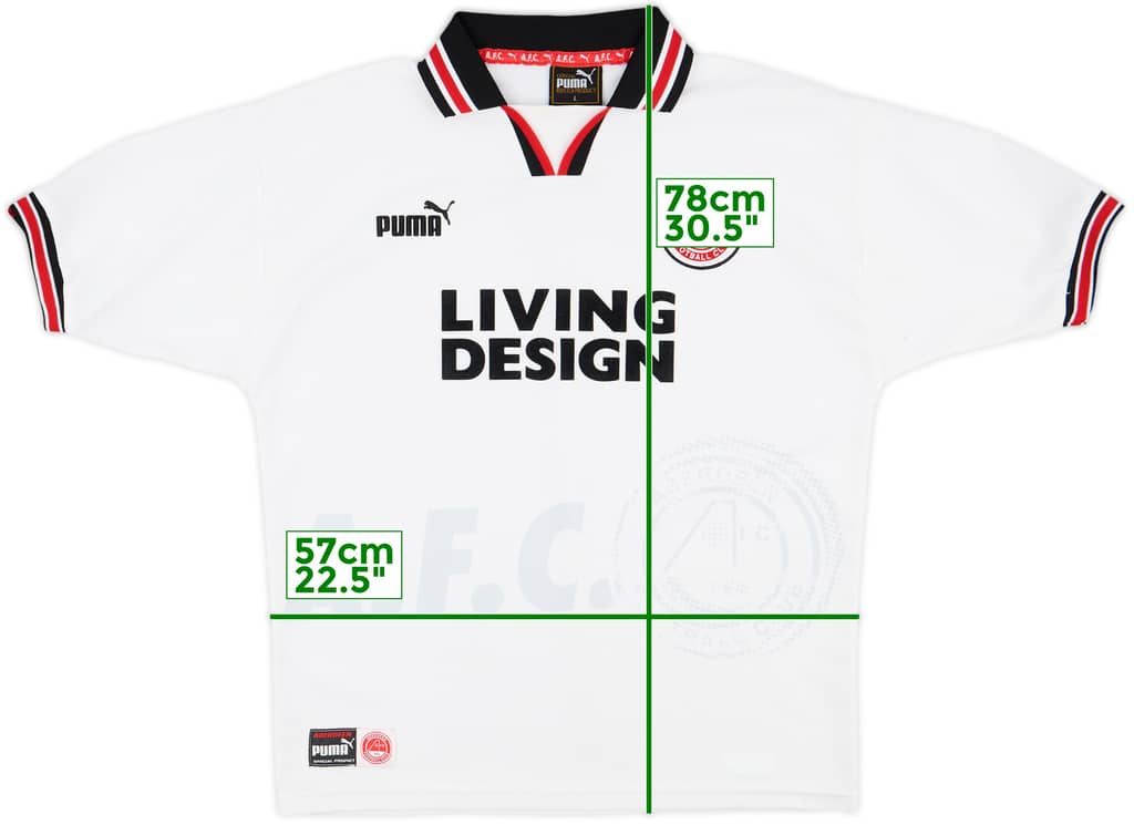 1997-98 Aberdeen Away Shirt - 8/10 - (L)