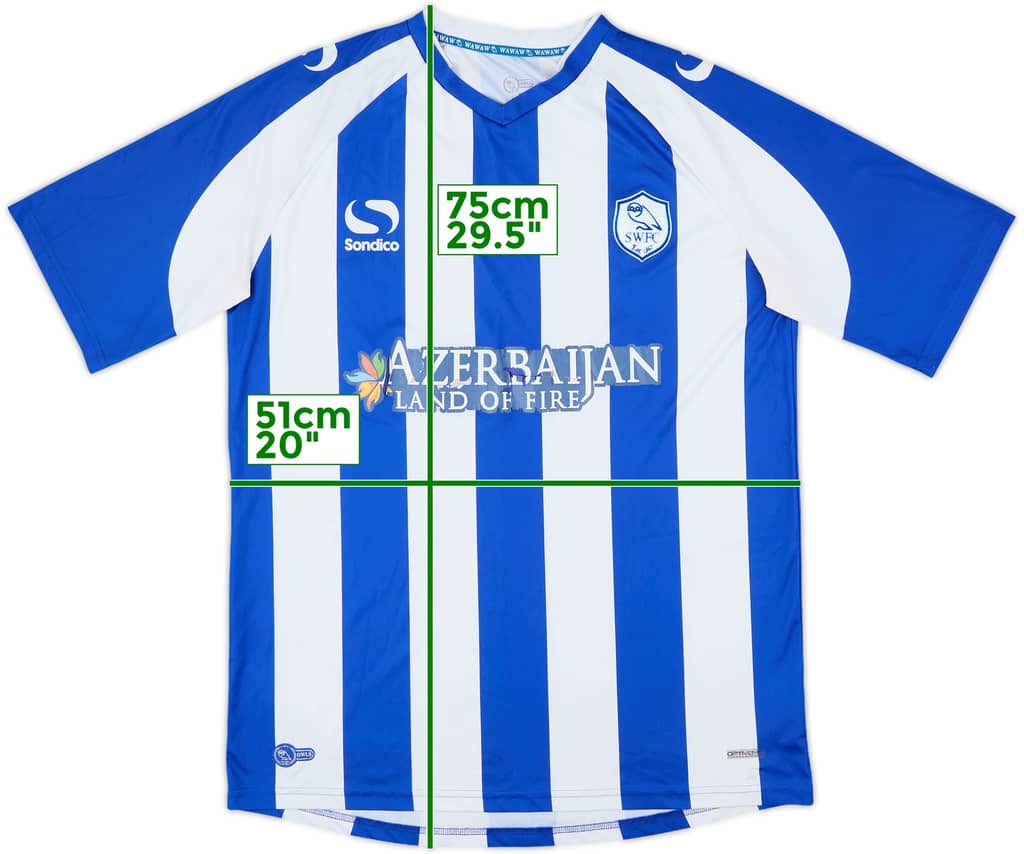 2014-15 Sheffield Wednesday Home Shirt - 4/10 - (XL)