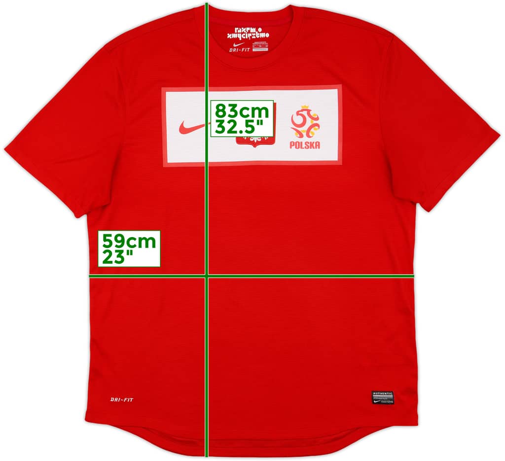 2012-13 Poland Away Shirt - 8/10 - (XL)