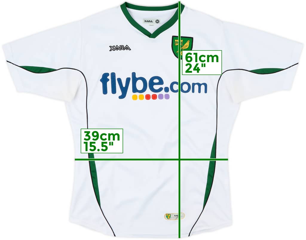 2006-07 Norwich Away Shirt - 6/10 - (S)