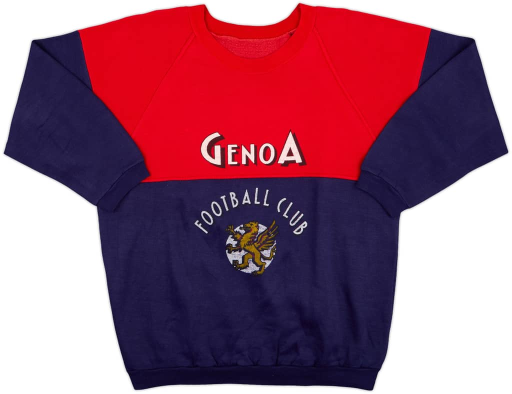 1990-91 Genoa Le Felpe dei Grandi Club Sweat Top - 8/10 - (XL)