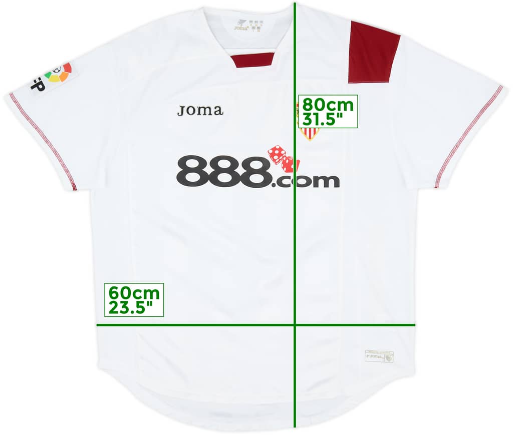 2007-08 Sevilla Home Shirt - 7/10 - (L)