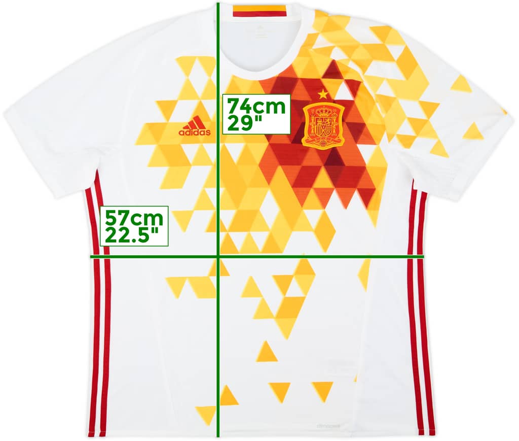 2016-17 Spain Away Shirt - 9/10 - (XL)